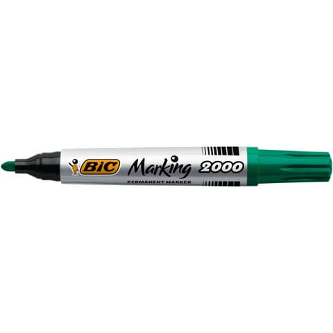 Marcatore permanente BIC Marking 2000 punta conica 4,95 mm - assortiti - conf. 4 pezzi - 8209112